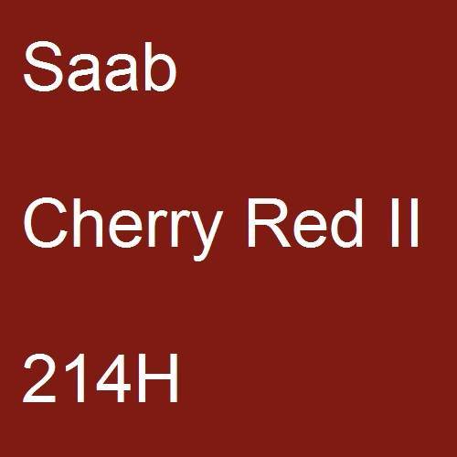 Saab, Cherry Red II, 214H.